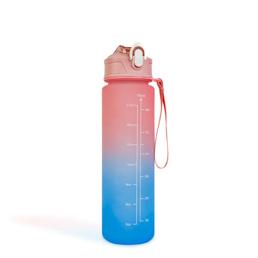 57220 • Športová fľaša - 750 ml - opálová - modro-fialový farebný prechod