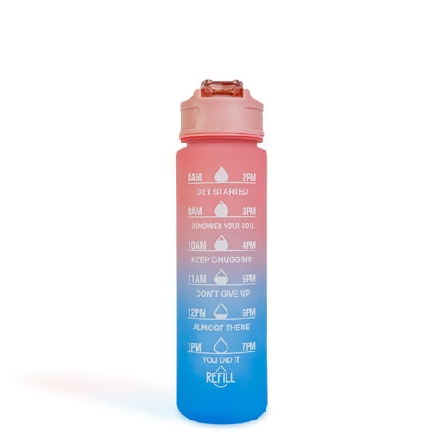 57220 • Športová fľaša - 750 ml - opálová - modro-fialový farebný prechod