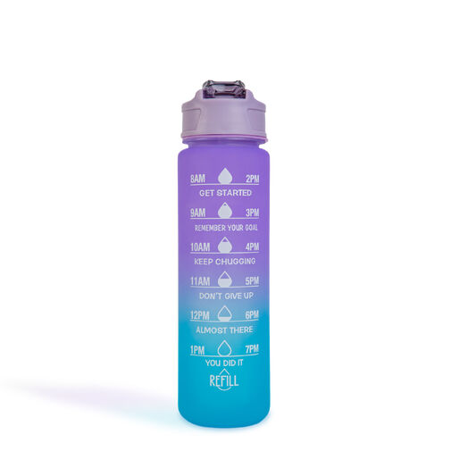 57220 • Športová fľaša - 750 ml - opálová - modro-fialový farebný prechod