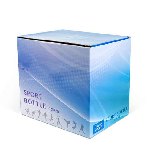 57220 • Športová fľaša - 750 ml - opálová - modro-fialový farebný prechod