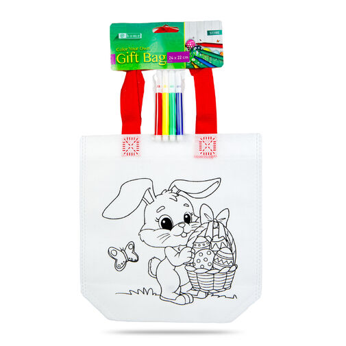 57318E • Taška na vyfarbenie – so 4 fixkami – 24 x 22 cm – 4 druhy