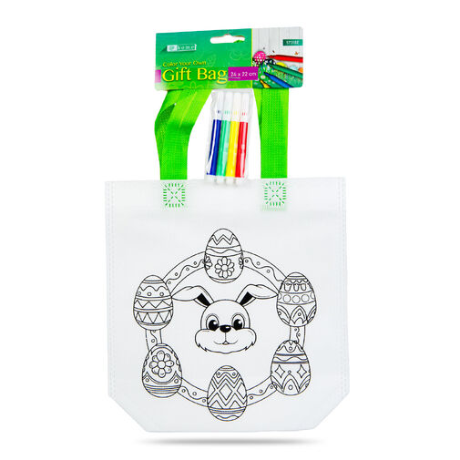 57318E • Taška na vyfarbenie – so 4 fixkami – 24 x 22 cm – 4 druhy