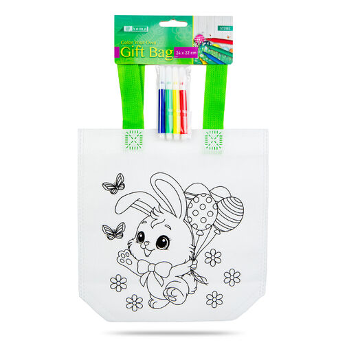 57318E • Taška na vyfarbenie – so 4 fixkami – 24 x 22 cm – 4 druhy