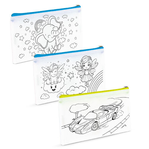 57319A • Vyfarbovateľný peračník – so 4 fixkami – 21 x 12 cm – 3 druhy