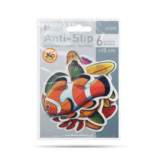 57395 • Samolepiace protišmykové nálepky – morské motívy – 6 ks / balenie