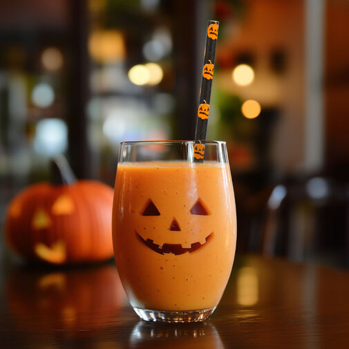 57606 • Papierové slamky - Halloween - 197 x 6 mm - 25 ks / balenie