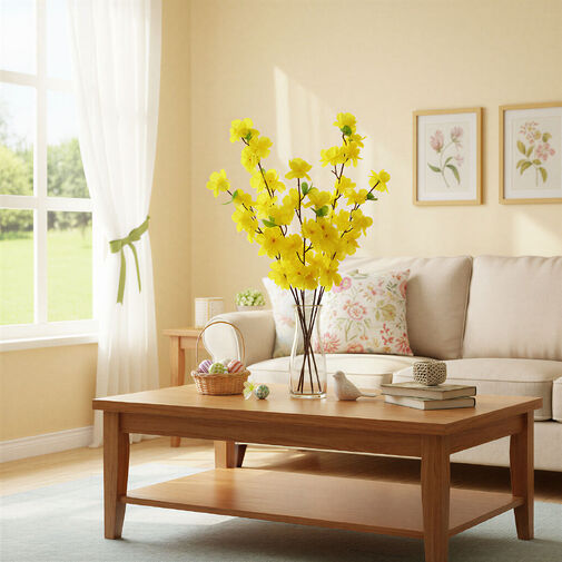 57935B • Zlatý dážď - vetvička - 46 cm