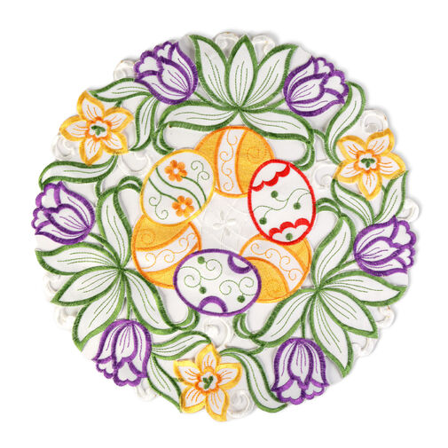 57976 • Veľkonočná vyšívaná podložka – Ø35 cm