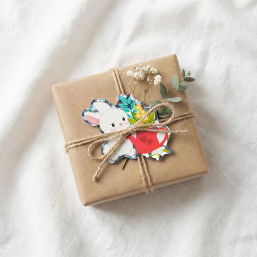 57978 • Veľkonočná dekoratívna nálepka - rôzne druhy - 20,7 x 13,9 cm