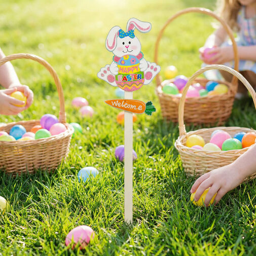 57985 • Veľkonočná dekorácia - zapichovací zajačik - 70 cm