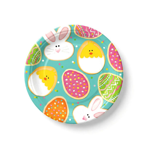 57988 • Veľkonočný papierový tanier - 23 cm - 8 ks / balenie