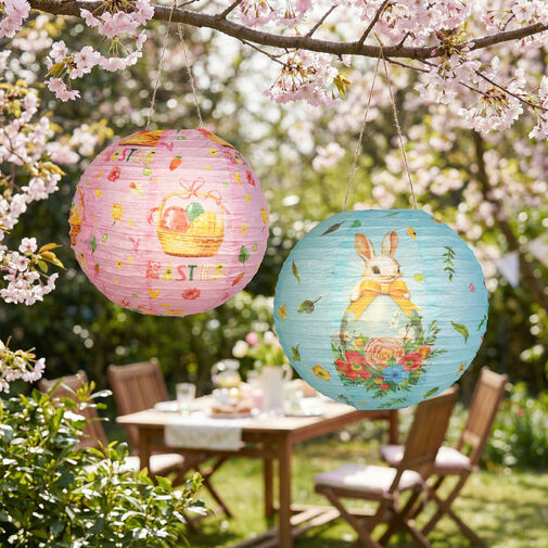 57989 • Veľkonočná dekorácia - lampión - papier - Ø30 cm
