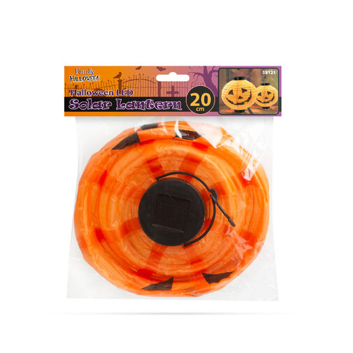 58121 • Halloweensky solárny lampión - tekvica - ⌀20 cm