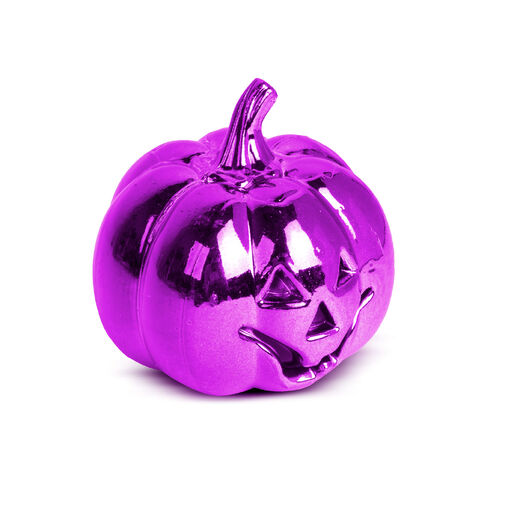 58180 • Halloweenska tekvicová dekorácia - lesklá - 6 cm - 3 farby / balenie