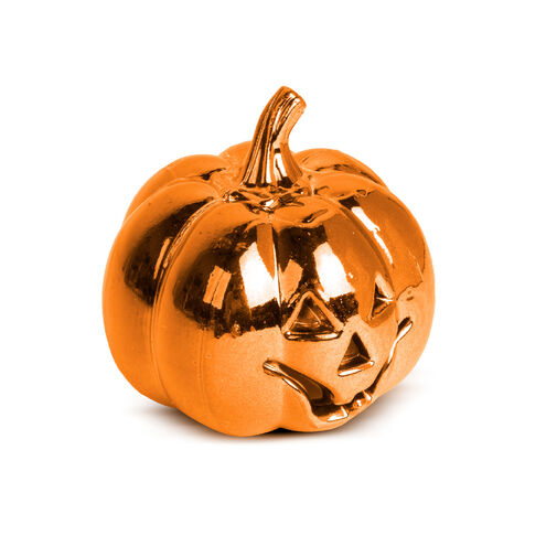 58180 • Halloweenska tekvicová dekorácia - lesklá - 6 cm - 3 farby / balenie