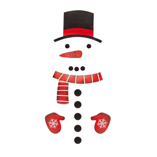 58532 • Sada vianočných nálepok - snehuliak - 40 x 70 cm