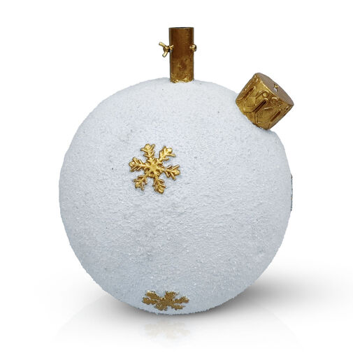 58593 • Stojan na vianočný stromček – ozdobná guľa – umelý kameň – 41 x 41 x 47 cm