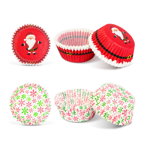 58655A • Vianočné košíčky na muffiny - Mikuláš - 40 ks / balenie