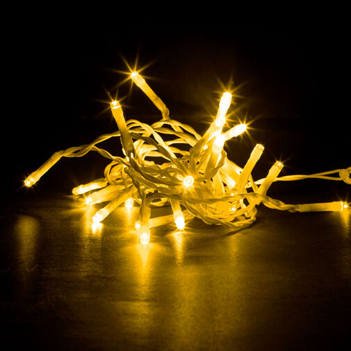 58901A • Sveteľný záves  - 200 ks LED - teplá biela - sieťové - IP44 - 4,2 m - 8 programov