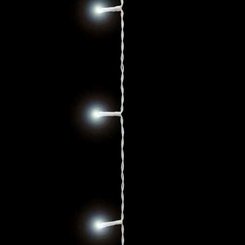 58902B • Sveteľný záves - 100 ks LED - studená biela - sieťové - IP44 - 2,2 m - 8 programov