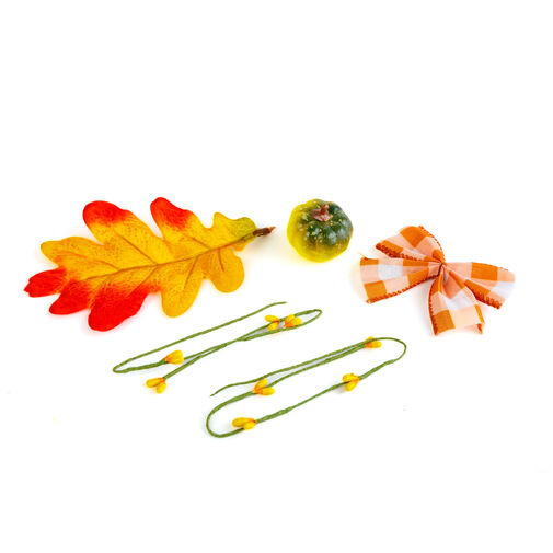 59015 • Jesenná dekorácia - 2 druhy súpravy - s listom - 5-dielna