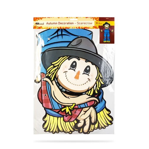59020 • Jesenná dekorácia - Strašiak - s pohyblivými končatinami - papier - 91,4 cm  