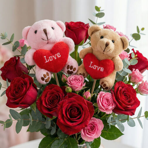 59510 • Zapichovacia dekorácia - medvedík - 59 x 4 cm - 6 druhov