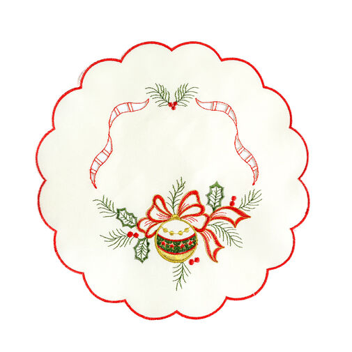 59723 • Vianočný obrus - vyšívaný - 29 cm - 3 druhy