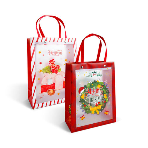 59725 • Vianočná darčeková taška - 24 x 19,5 x 9,5 cm - 2 druhy
