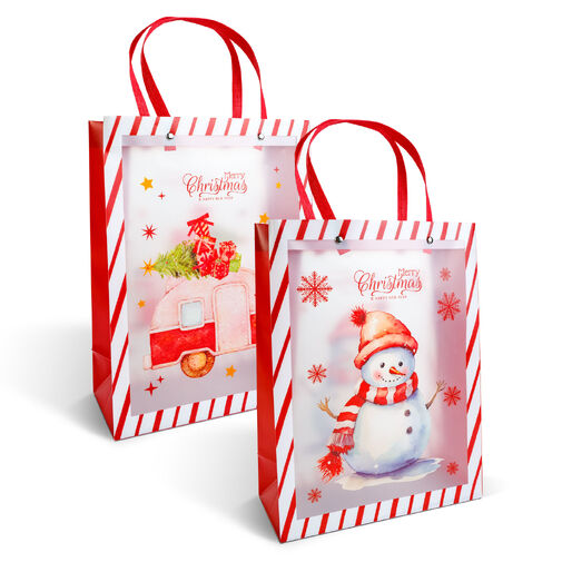 59726 • Vianočná darčeková taška - 32 x 25 x 11 cm - 2 druhy