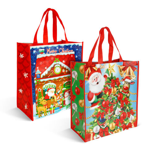 59727 • Vianočná darčeková taška - 35 x 39 x 18 cm - 2 druhy