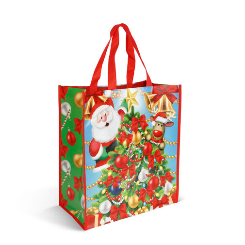 59727 • Vianočná darčeková taška - 35 x 39 x 18 cm - 2 druhy