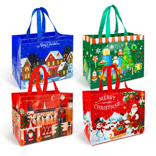 59728 • Vianočná darčeková taška - 31 x 25 x 17 cm - 4 druhy