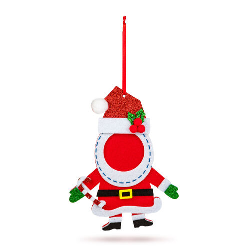 59730 • Vianočná dekorácia - filc - so zvončekom - na zavesenie - 13 x 17 cm - 3 druhy