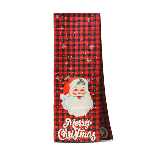 59732A • Vianočná dekorácia - stolový behúň - Santa - 183 x 33 cm