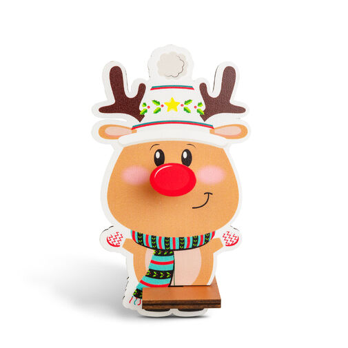 59738 • Vianočná dekorácia - stolný držiak na okuliare - 14 x 10 cm - 4 druhy