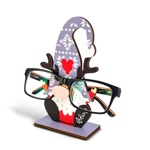 59738 • Vianočná dekorácia - stolný držiak na okuliare - 14 x 10 cm - 4 druhy