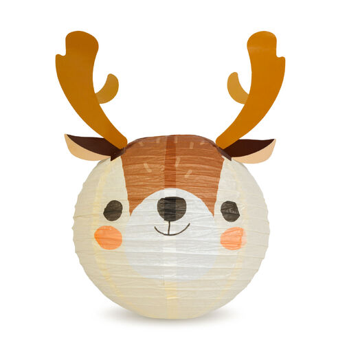 59739C • Vianočný lampión - sob - papier - 30 cm