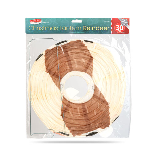 59739C • Vianočný lampión - sob - papier - 30 cm