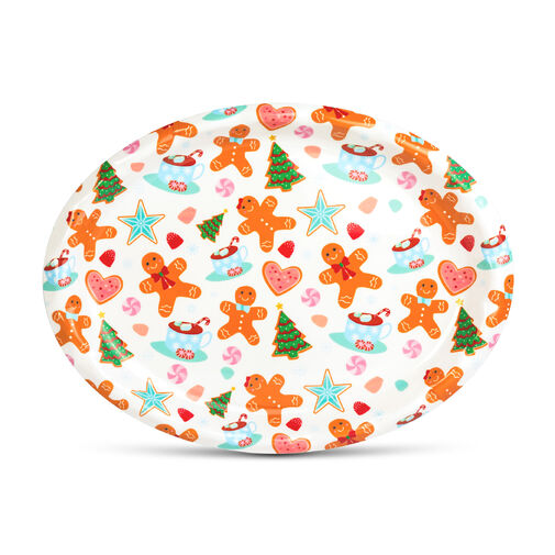 59752 • Vianočný podnos - plast - 36 x 26 cm