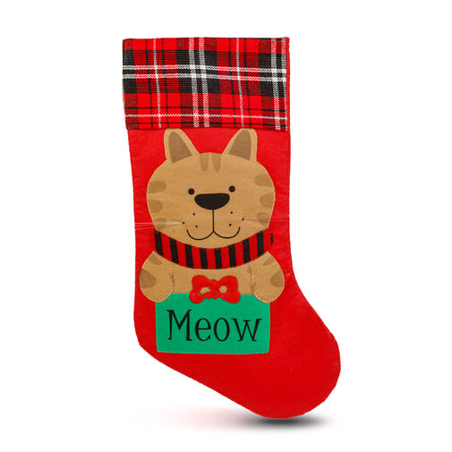 59756A • Vianočná mikulášska čižma - pes - červená - 42 x 24 cm