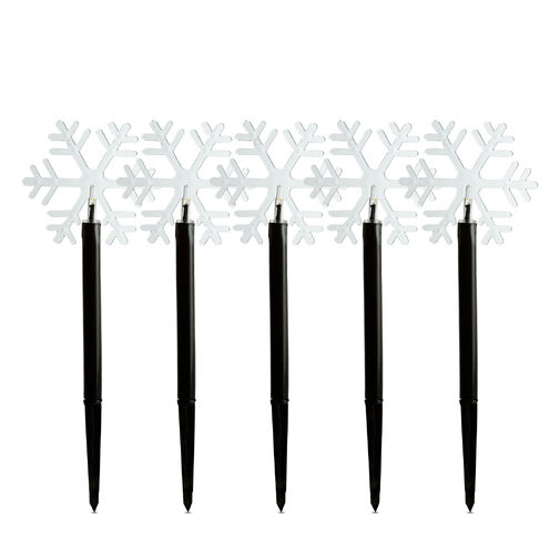 59764 • Vianočná lampa – 5 LED – ľadový kryštál – 34,5 cm – teplá biela – 3 x AA