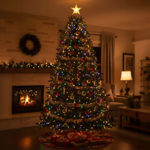 59768 • Svetelná reťaz – 20 m – farebná - 400 LED – 220–240 V – 6 W – zelený kábel