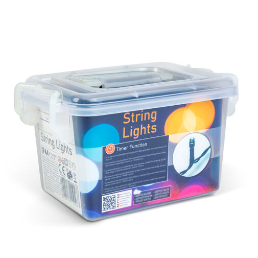 59769 • Svetelná reťaz – 30 m – farebná - 600 LED – 220–240 V – 6 W – zelený kábel