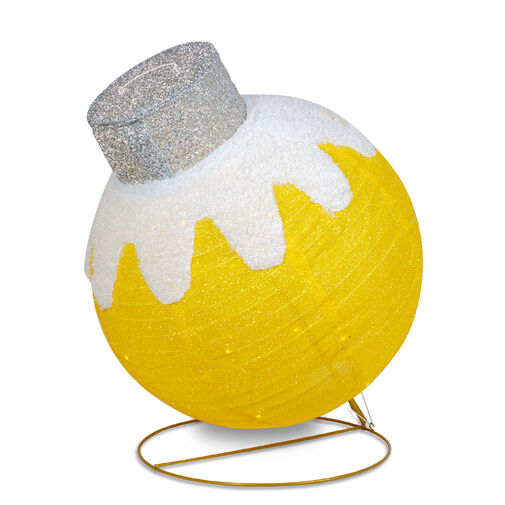 59772A • Svetelná dekorácia – guľová ozdoba – 60 LED – 60 x 83 cm – zlatá – 100–200 V AC