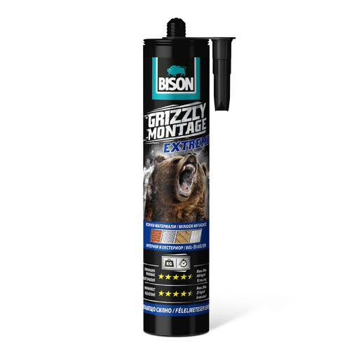 B27449 • BISON Grizzly extrémne silné montážne lepidlo, 435 g