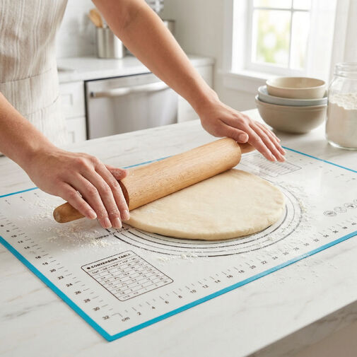 BS40556 • Baker's Secret – silikónová valčeková podložka – 60 × 40 cm