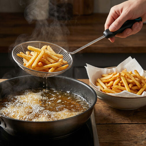 BS40786 • Baker's Secret – kuchynské sitko – nerezová oceľ – 14 × 38 cm