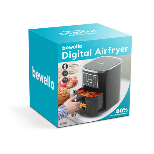 BW1002B • Teplovzdušná fritéza - 220-240 V - 1450W - 5 L - s dotykovými tlačidlami