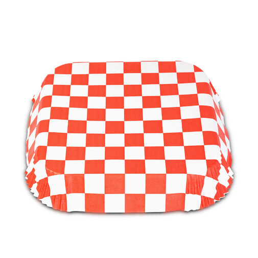 BW1030A • Papier na pečenie do Air fryer - pre varenie bez oleja - károvaný, štvorec - 20 cm - 50 ks / balenie